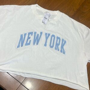 Pacsun New York crop top T-shirt